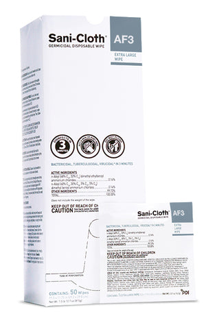 Sani-Cloth® AF3 Premoistened Germicidal Surface Disinfectant Wipes