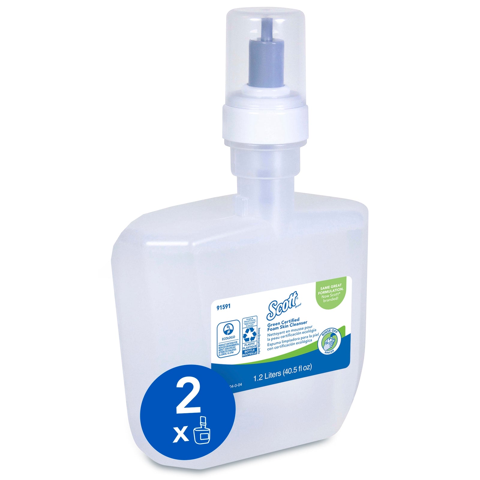 Scott Essential Foaming Soap Refill Bottle 1,200 mL - Case of 2