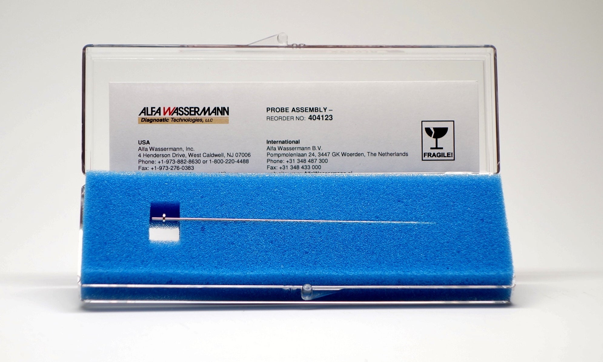 Alfa Wassermann Axcelclin Chemistry Probe Assembly