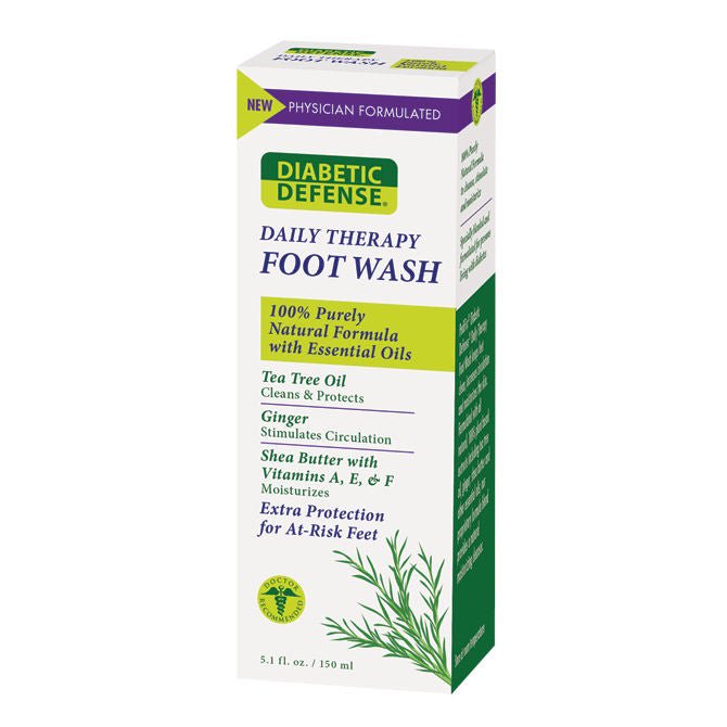 PediFix Diabetic Defense Daily Therapy Foot Wash, 5.1 fl oz