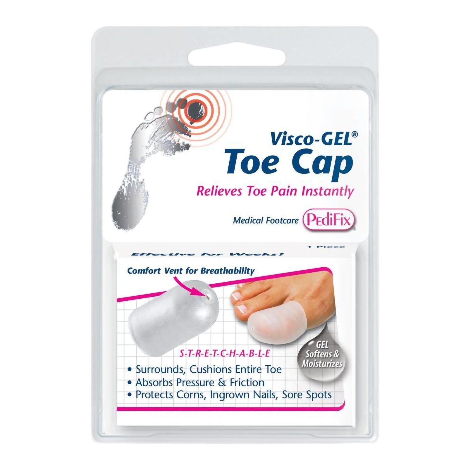 Visco-GEL® Pull-On Toe Cap - Large/X-Large