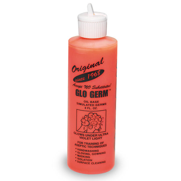 Glo Germ Orange Powder Germ Simulator 8 oz Bottle
