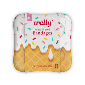 Welly Health Ice Cream Adhesive Bandages image