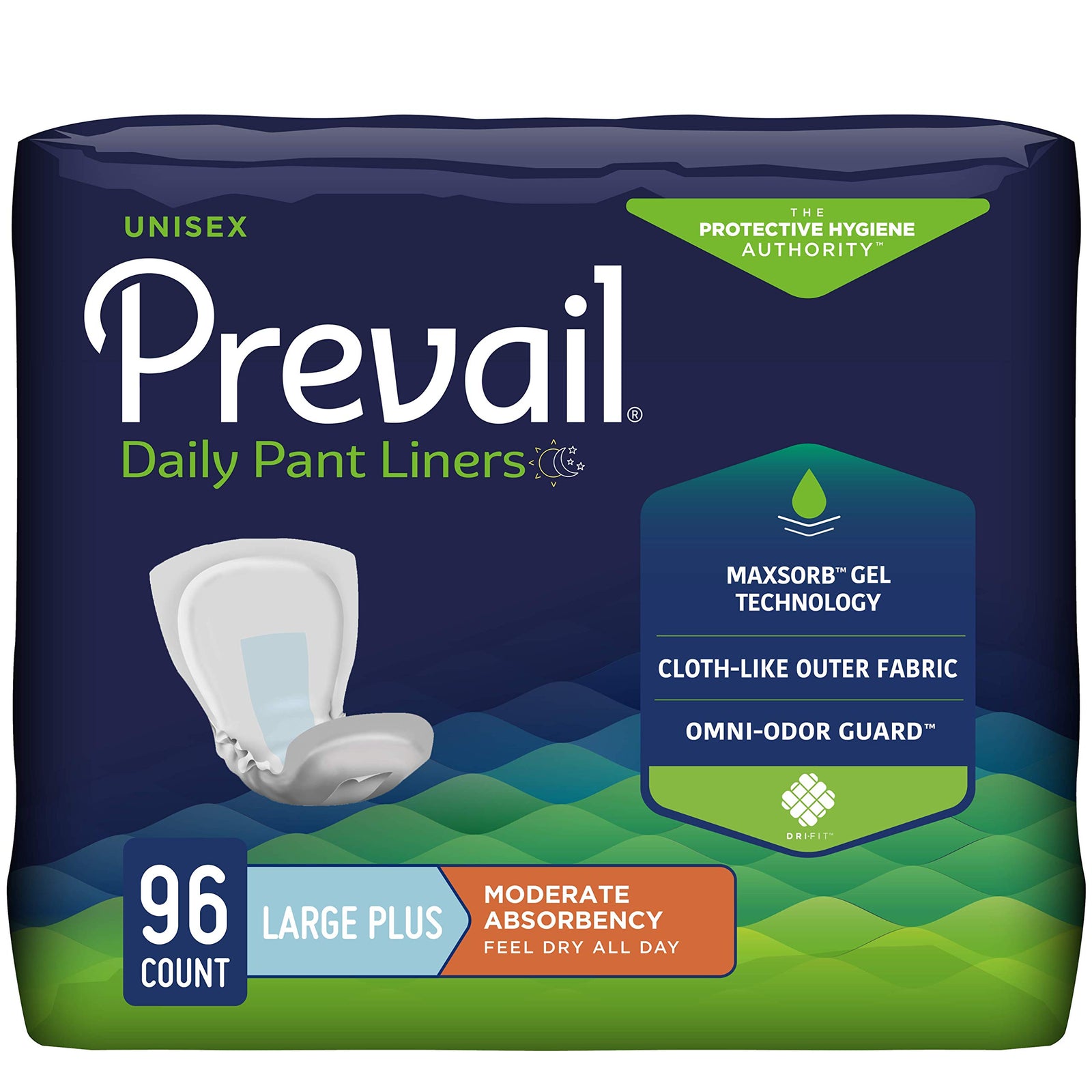 First Quality Prevail Pant Liner Elastic — Large Plus 13" x 28"