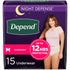 Depend Night Defense Incontinence Underwear for Women