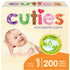 First Quality Cuties Complete Care Baby Diapers — Newborn to Size 7