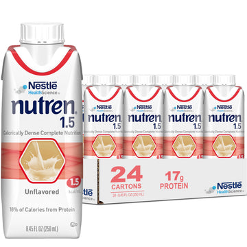 Nestle Nutren 1.5 Complete High-Calorie Liquid Nutrition, 1000 mL UltraPak