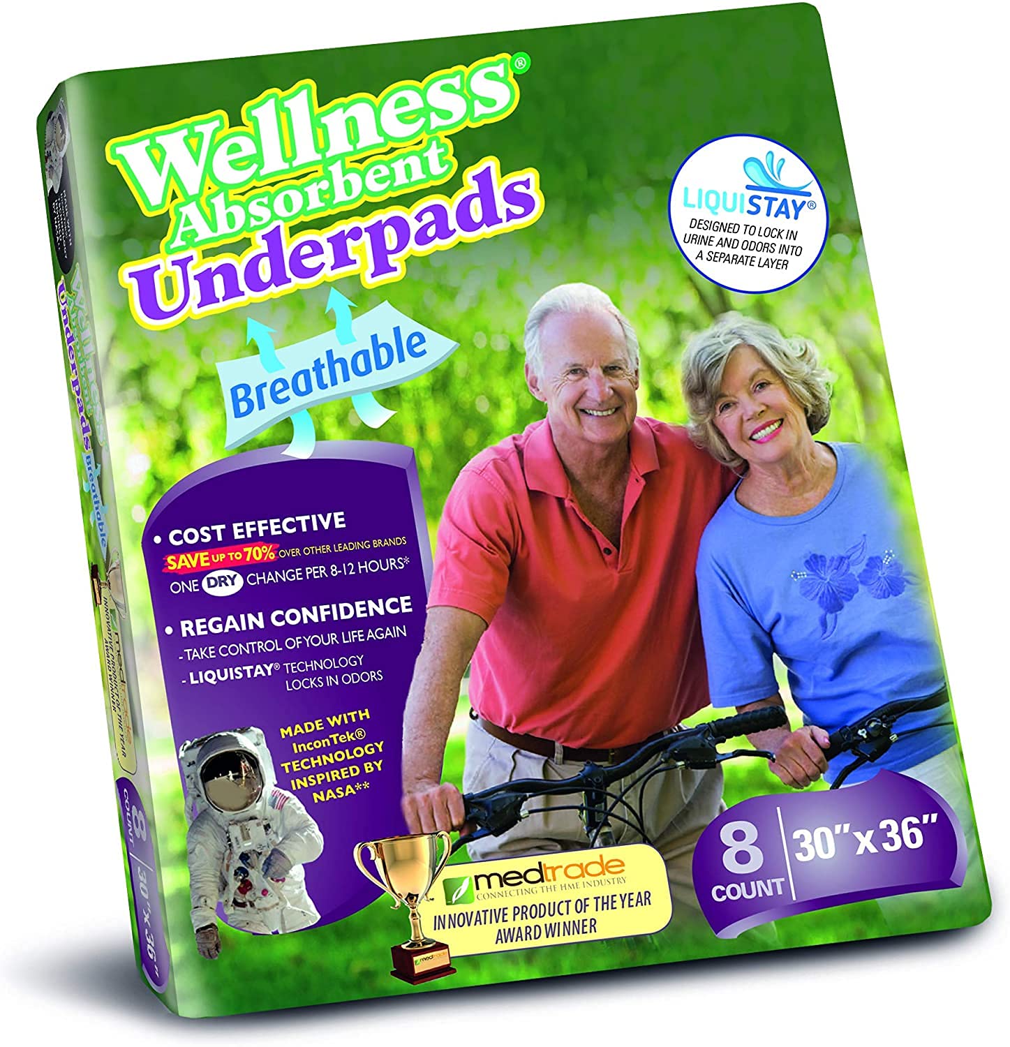 Unique Wellness Absorbent Underpads 30x36 Inches