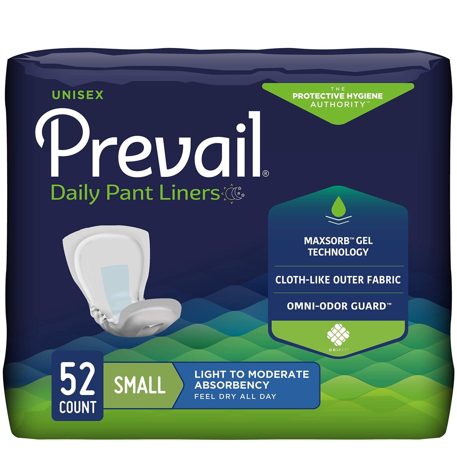 First Quality Prevail Pant Liners, Small, 6" x 12.5"