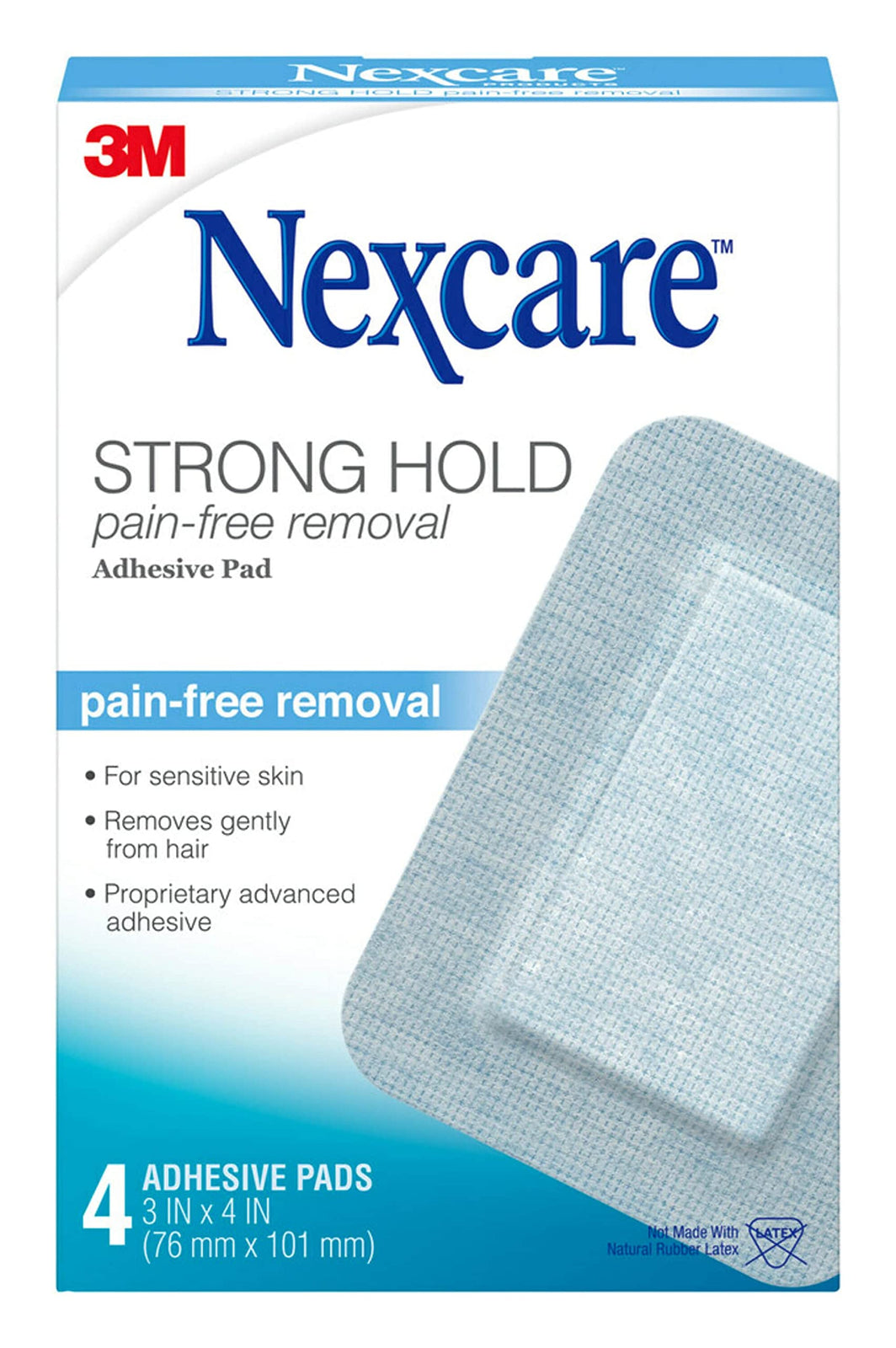 3M Soft Fabric Adhesive Gauze Pad 3" x 4"