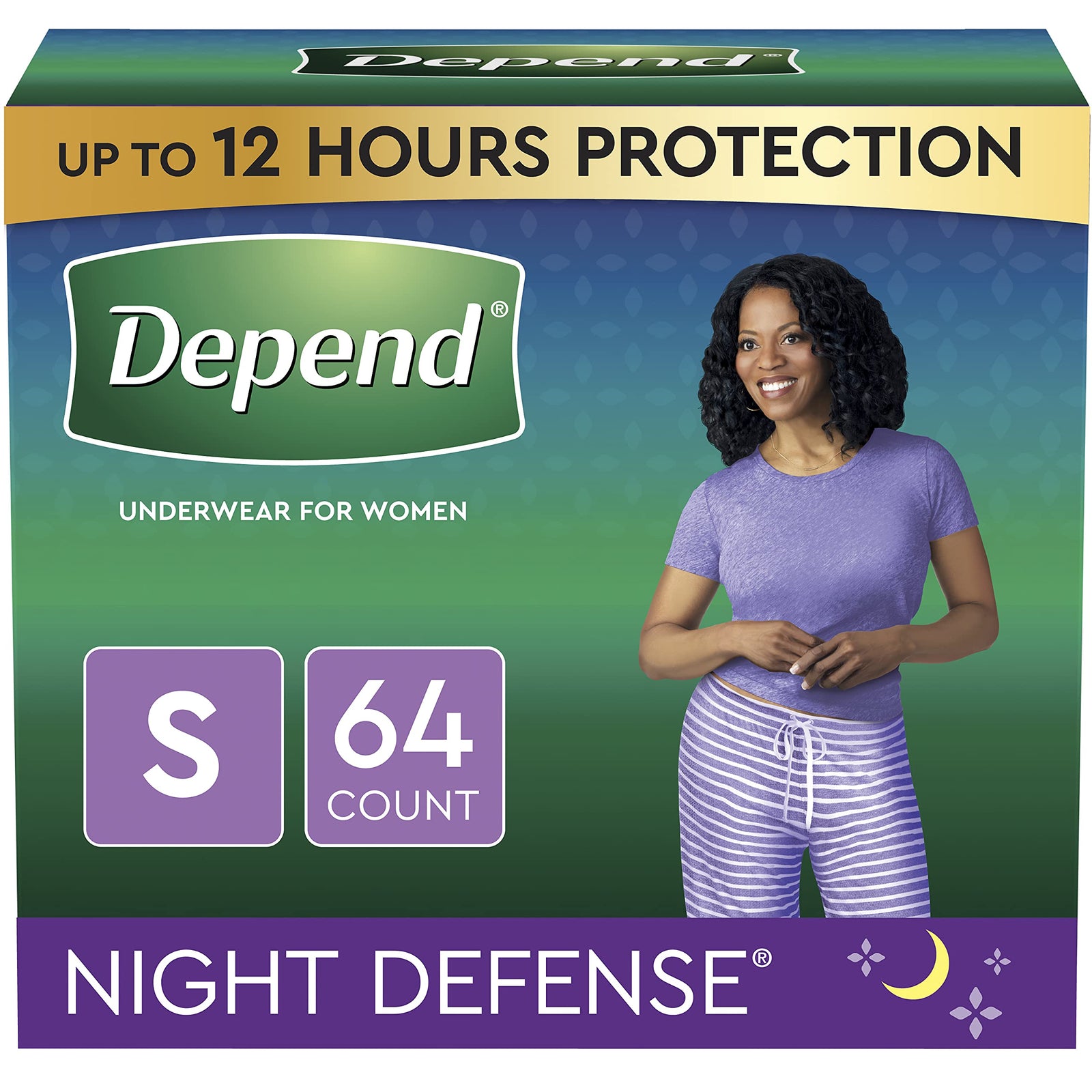 Depend Night Defense Incontinence Underwear for Women
