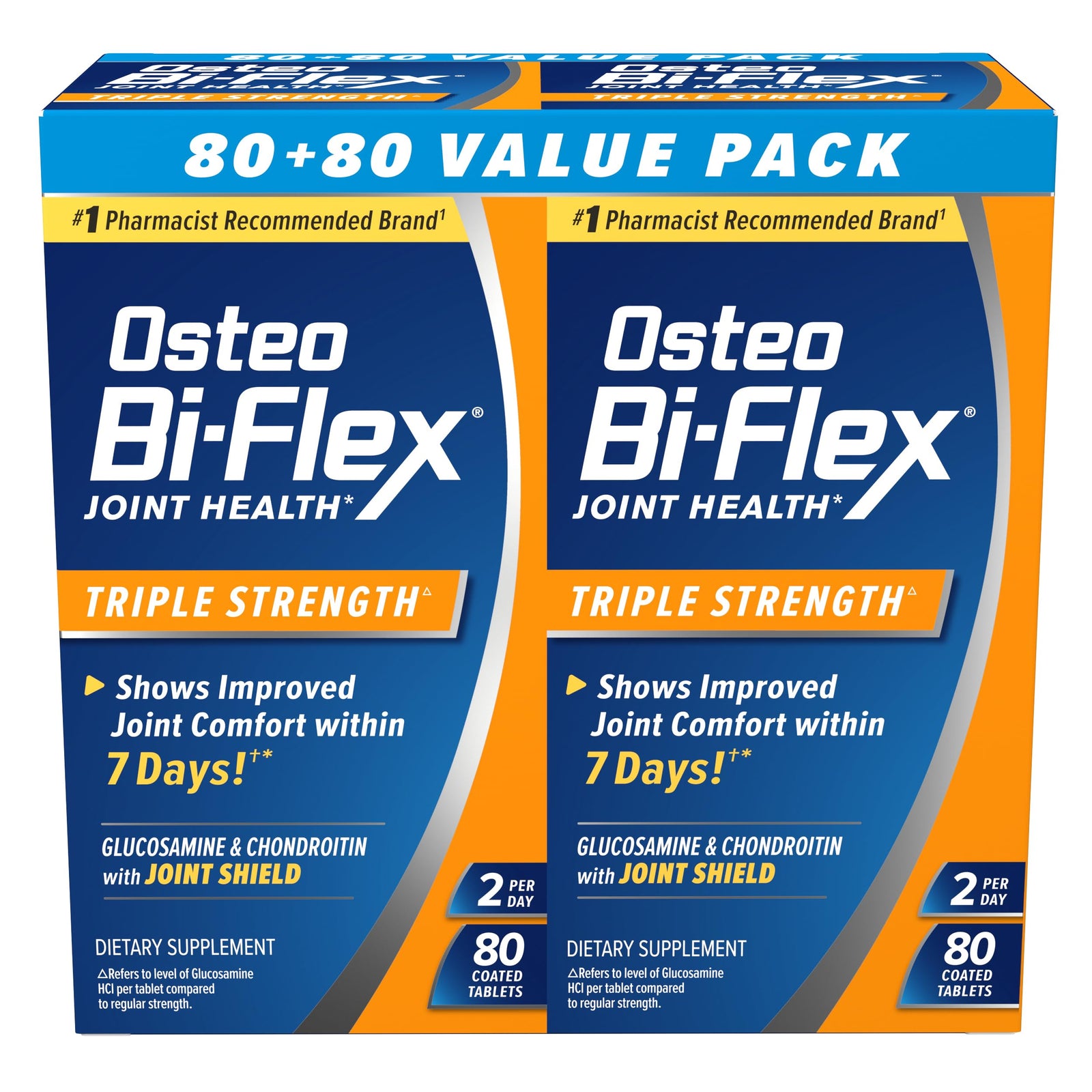 Osteo Bi-Flex Triple Strength Joint Supplement Coated Tablets, 160 Count