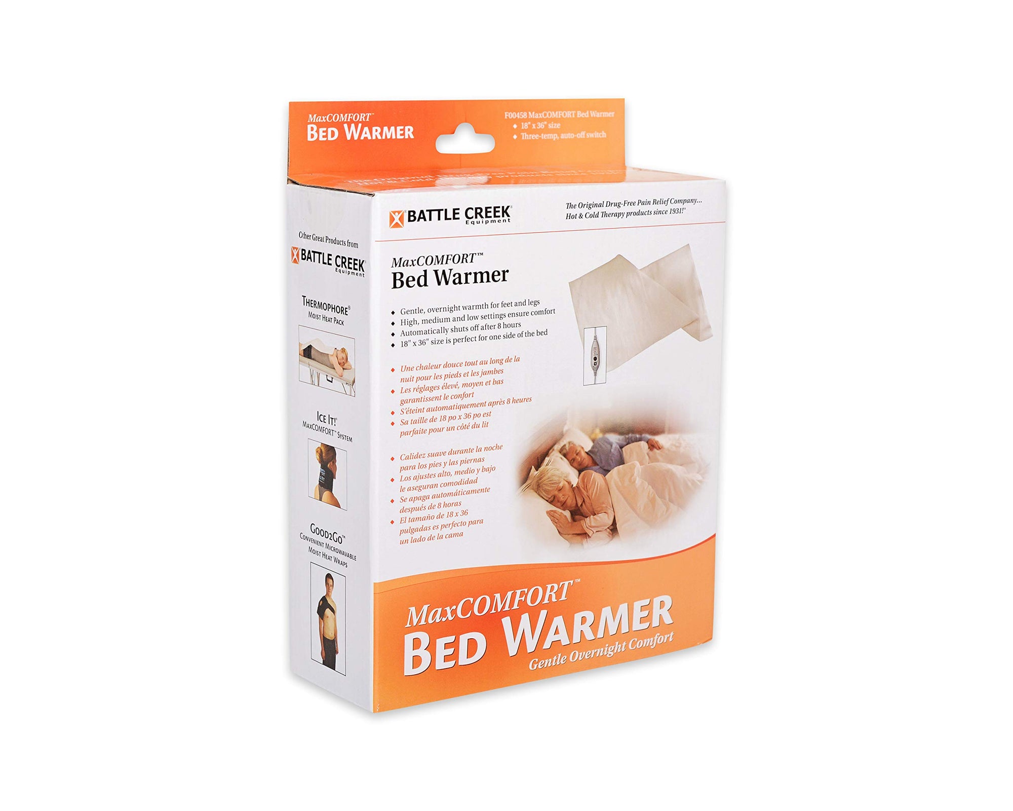 Battle Creek Equipment MaxCOMFORT Bed Warmer 18" x 36"