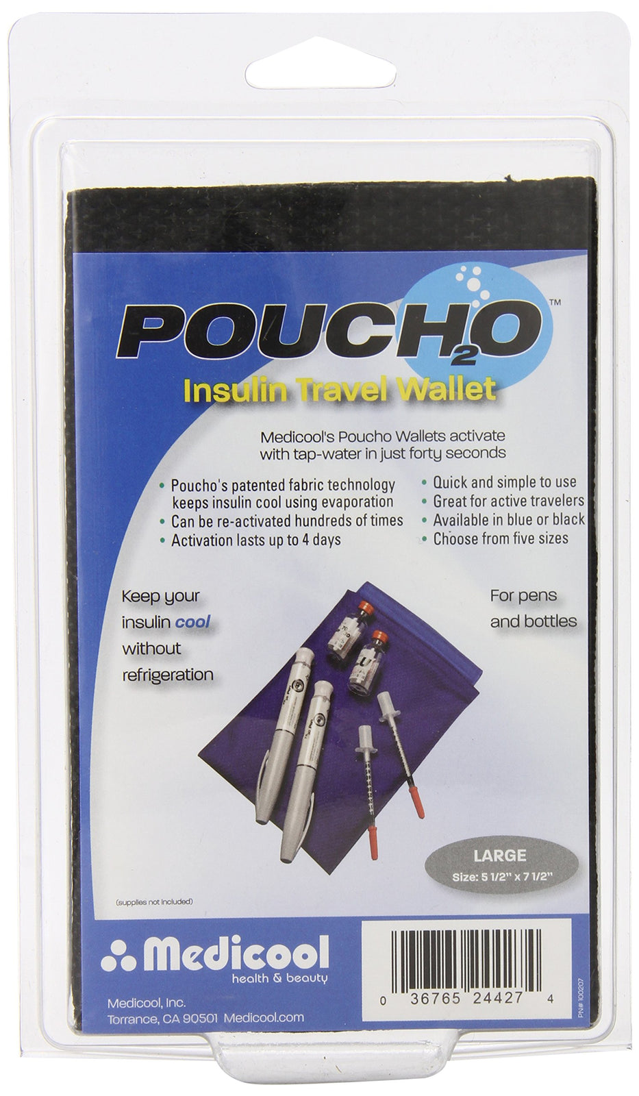 Medicool Poucho Diabetes Cooling Case for Insulin Storage