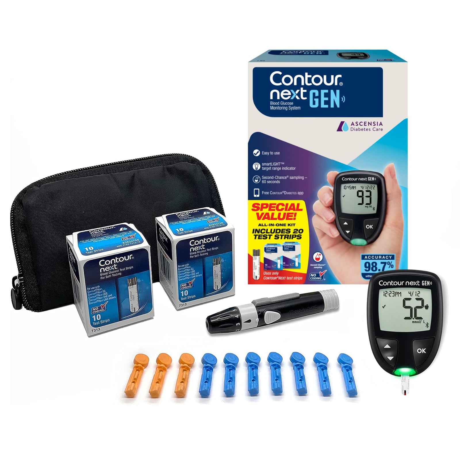 Ascensia Contour Next EZ Blood Glucose Meter