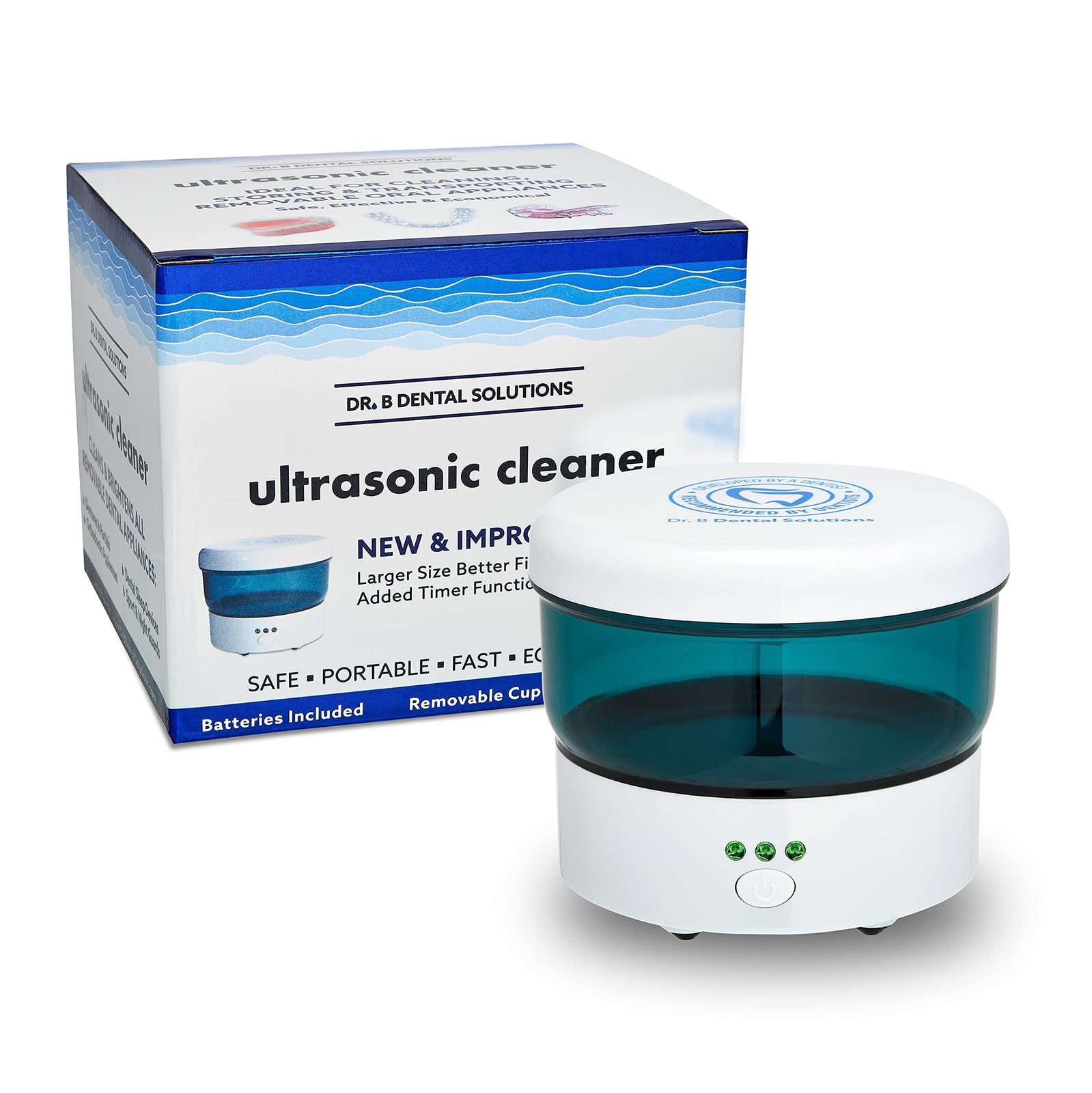 Dr. B Dental Solutions Sonic Cleaner Vibrating Denture Bath