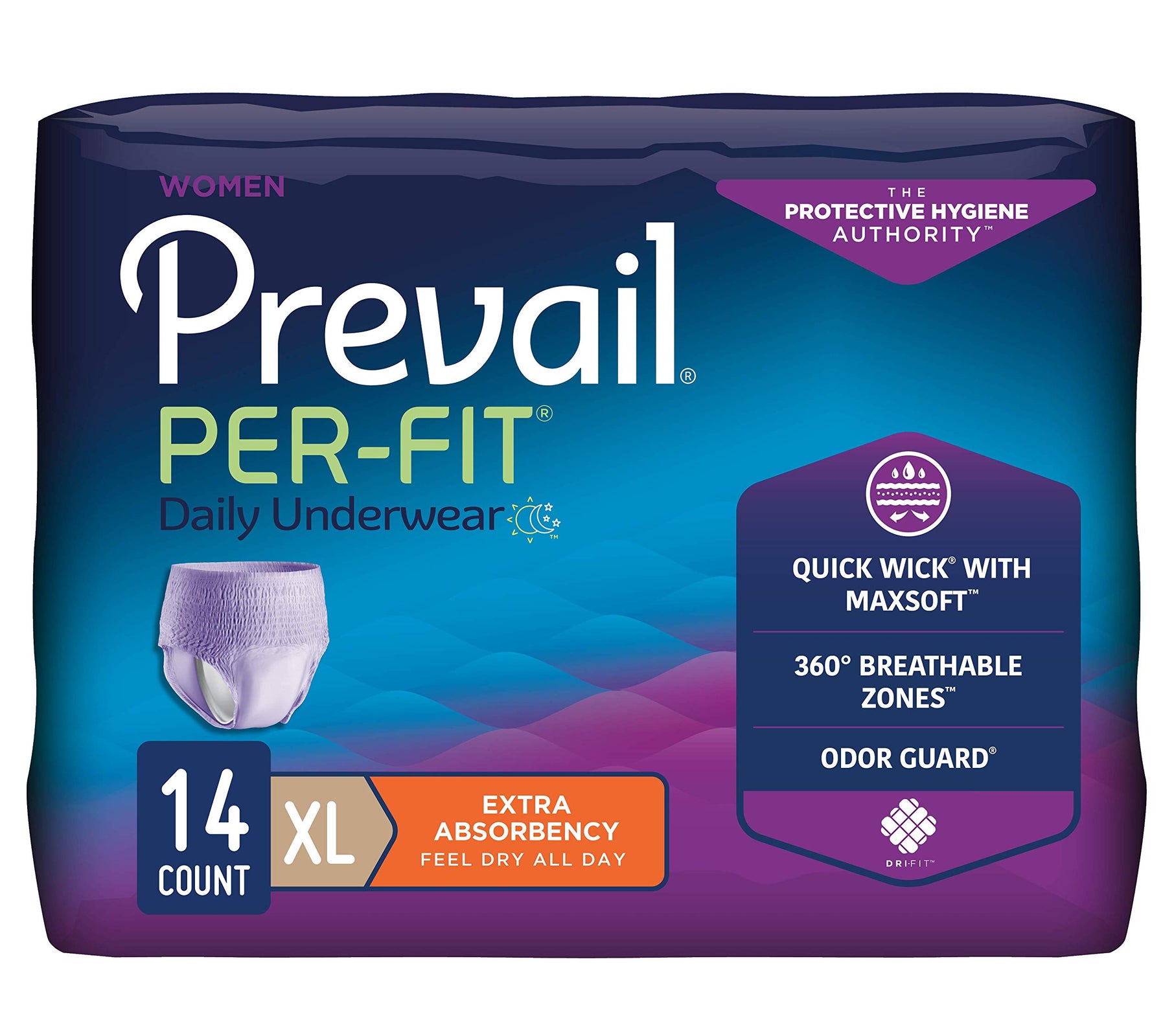 Prevail Per-Fit Extra Absorbency Protective Underwear