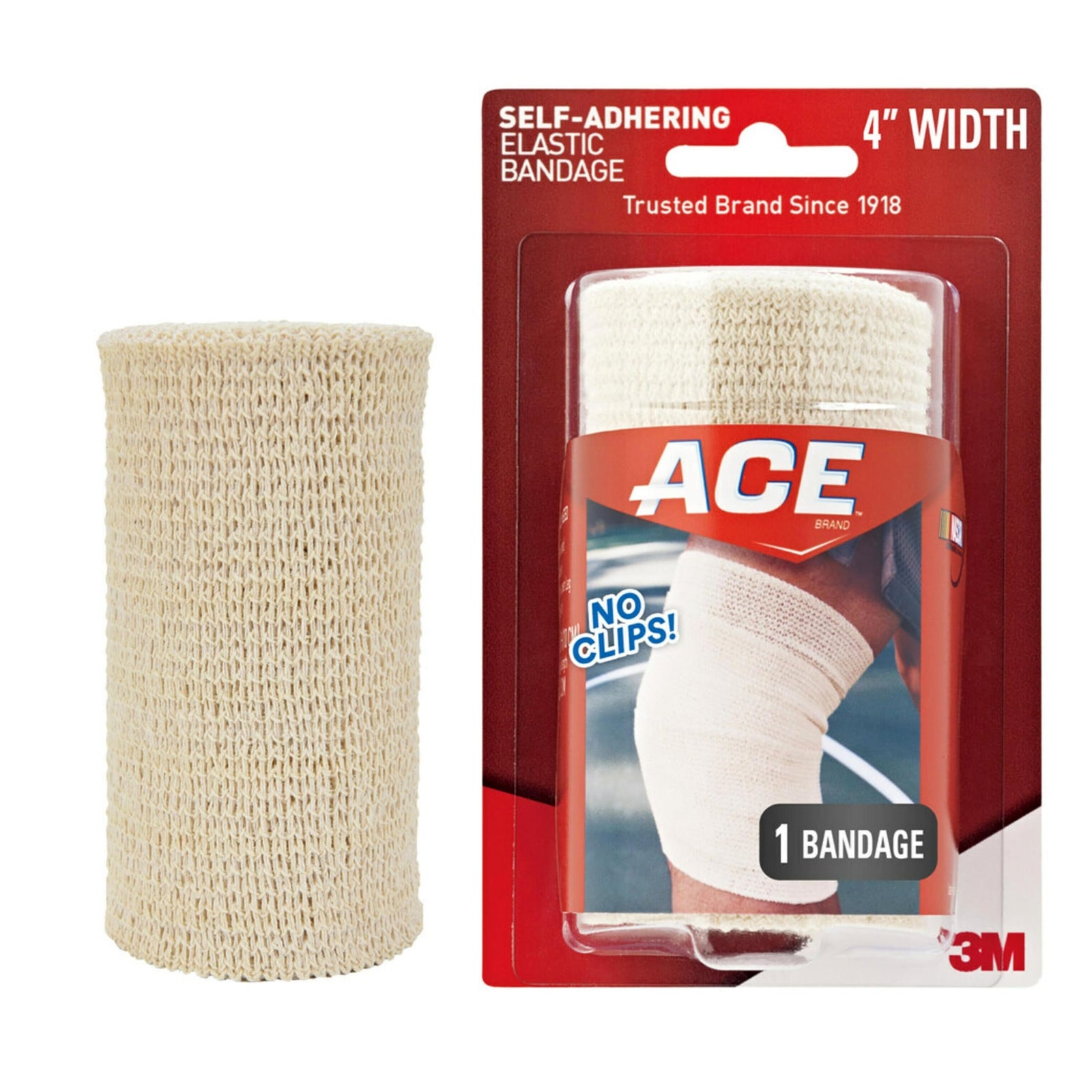 3M Self-Adhering Athletic Bandage, 4" x 5 Yards