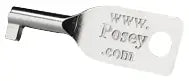 Tidi Products Universal Key for Lock Cuff and Belt, Silver, Adult