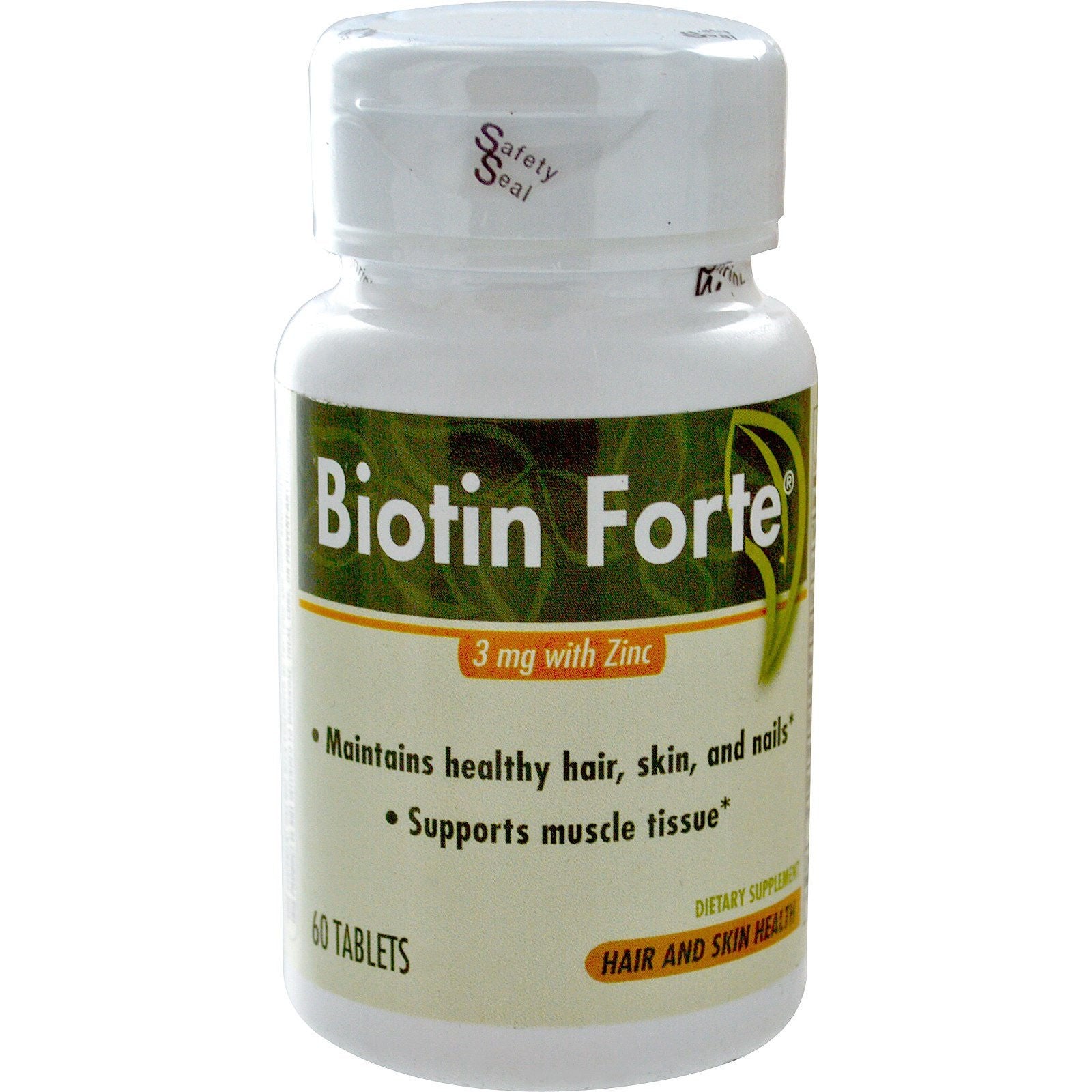 Biotin Forte 3 mg with Zinc Tablets