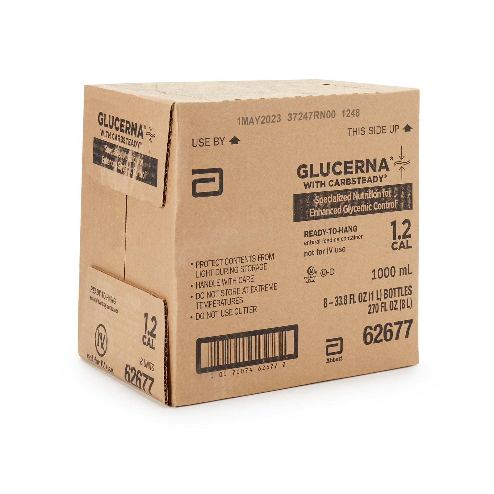 Glucerna Ready-to-Hang Nutrition Formula, 1 L