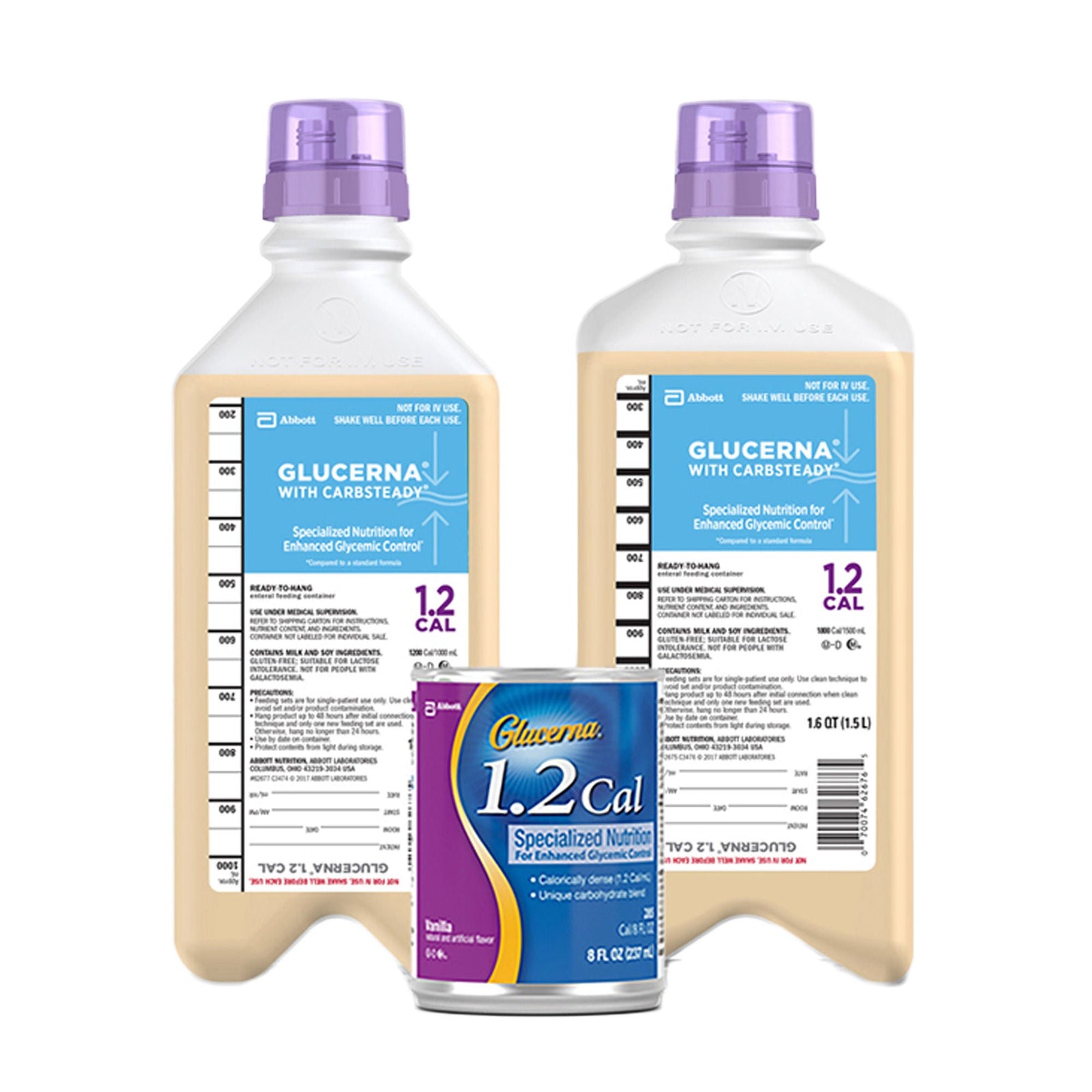 Glucerna Ready-to-Hang Nutrition Formula, 1 L