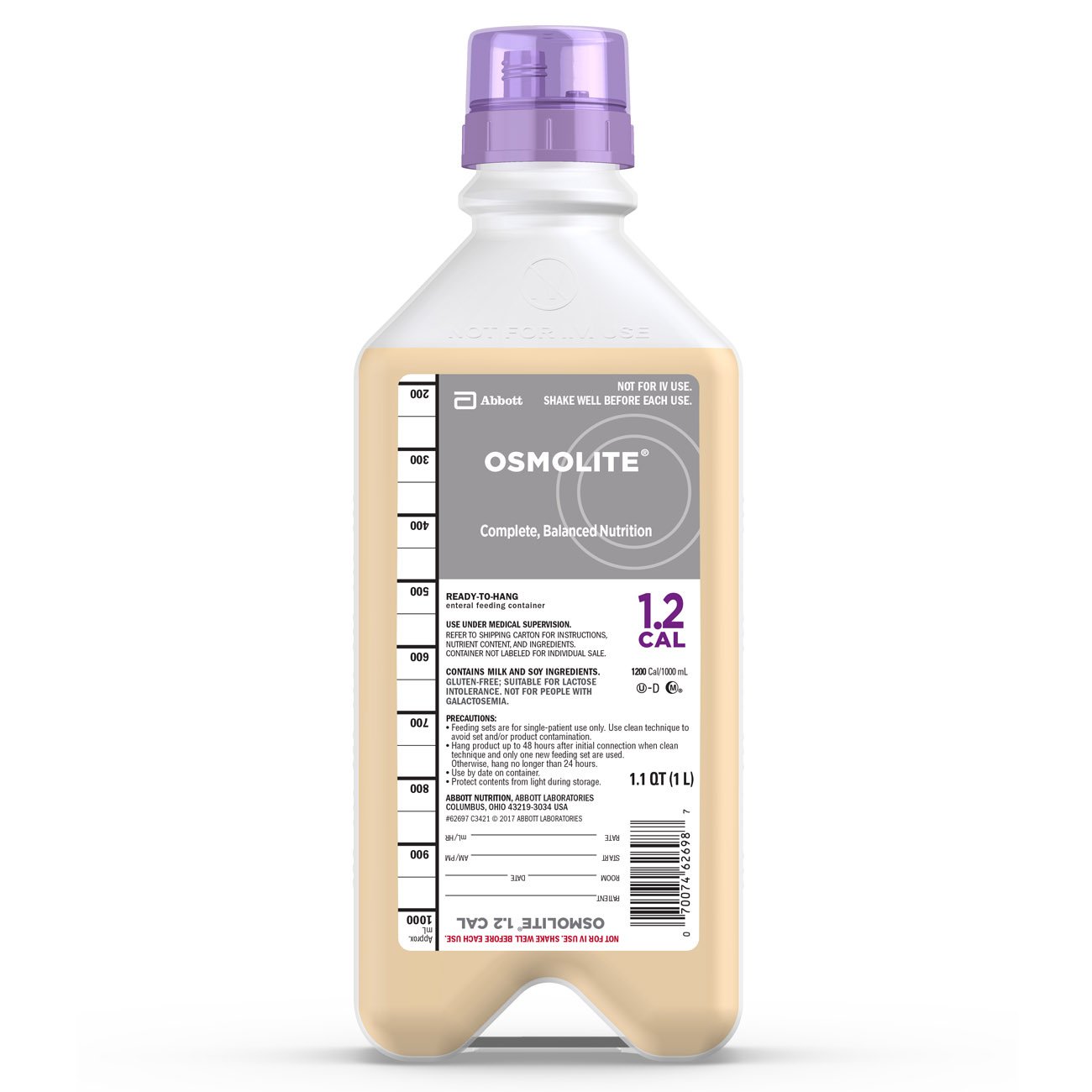 Abbott Nutrition Osmolite Tube Feeding Formula