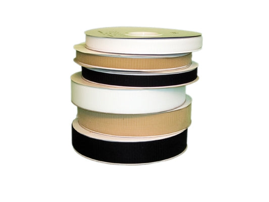 Fabrication Enterprises Self-Adhesive Loop Velcro Tape - Tan, 1" x 10 Yards