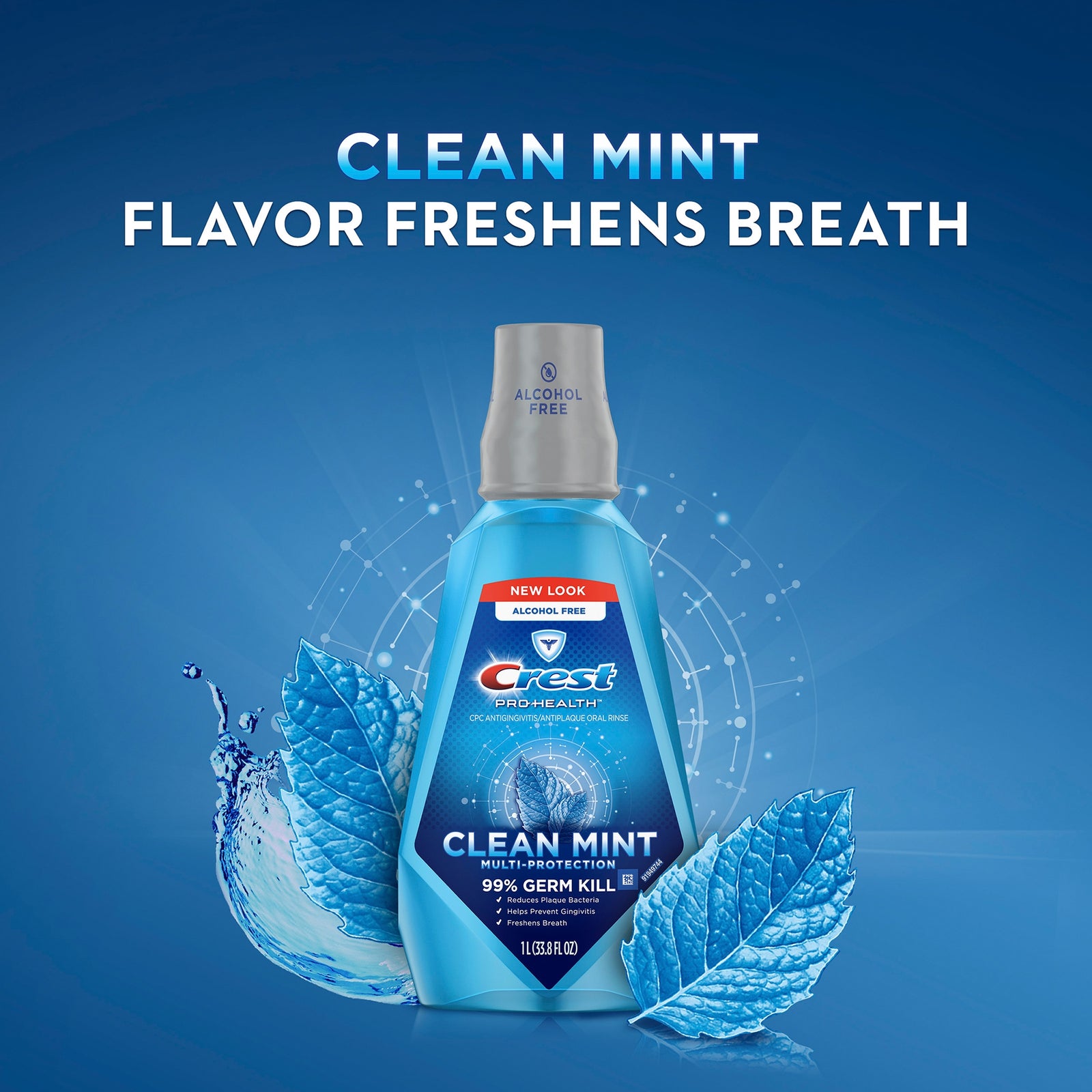 Crest® PRO-HEALTH® Mouthwash 36 mL Clean Mint