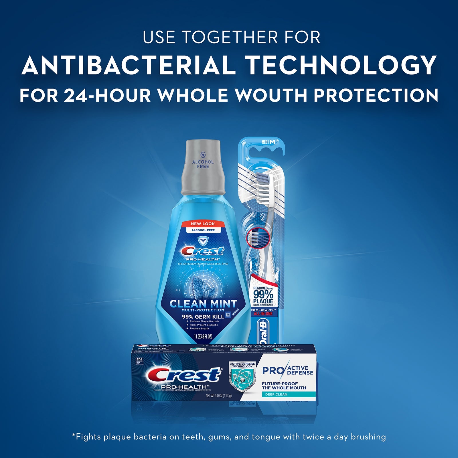 Crest® PRO-HEALTH® Mouthwash 36 mL Clean Mint
