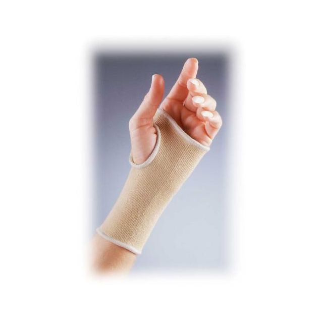 BSN Medical Pullover Elastic Wrist Support, Small, 5-6 Inch, Beige