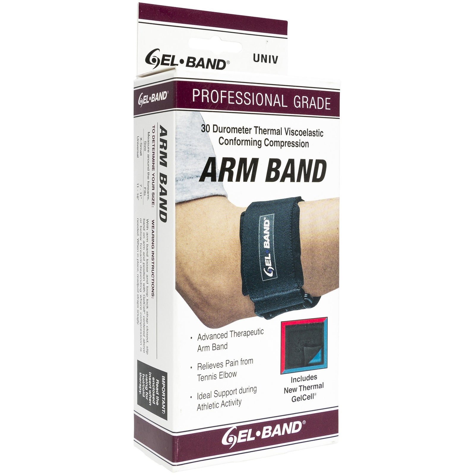BSN Medical Gel-Band Compression Arm Band, Universal (11–16″), Black