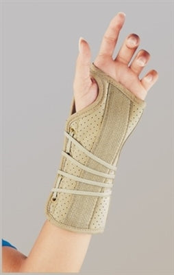 BSN Medical Soft-Fit Cock-Up Wrist Brace, Right Hand, Small, Beige