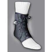 BSN Medical Inner-Lok 8 Lace-Up Ankle Brace, Black, Medium