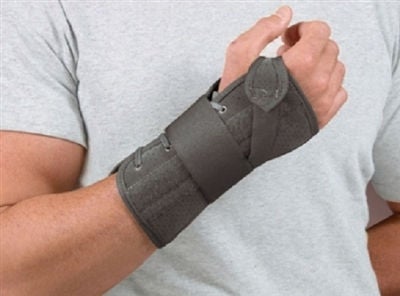 BSN Medical Soft-Fit Cock-Up Wrist Brace, Left Hand, Small, Beige, 4.5-5.5 in