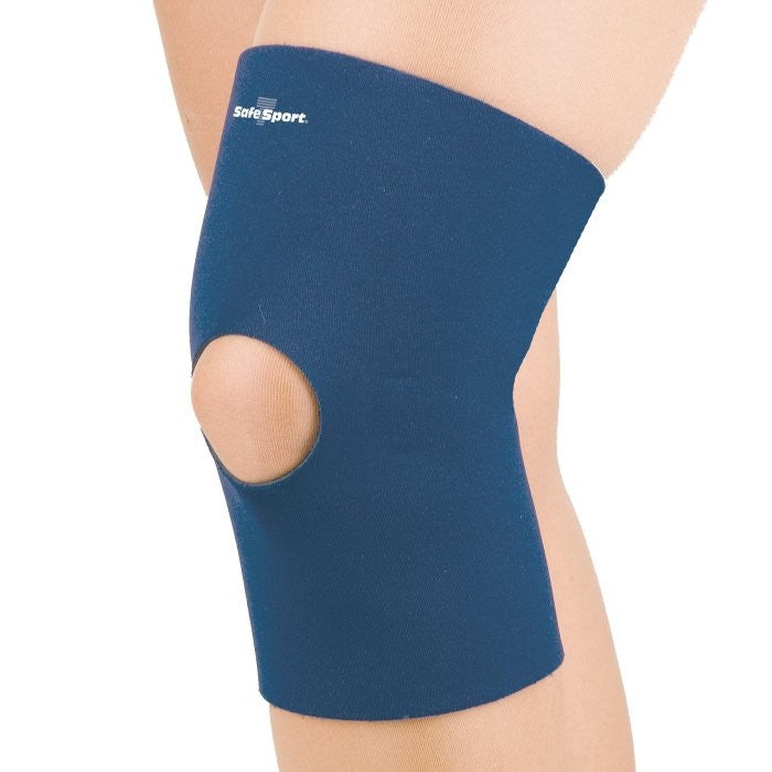 BSN MEDICAL INC Safe-T-Sport Neoprene Knee Sleeve, Small, Navy, 14-15 Inch