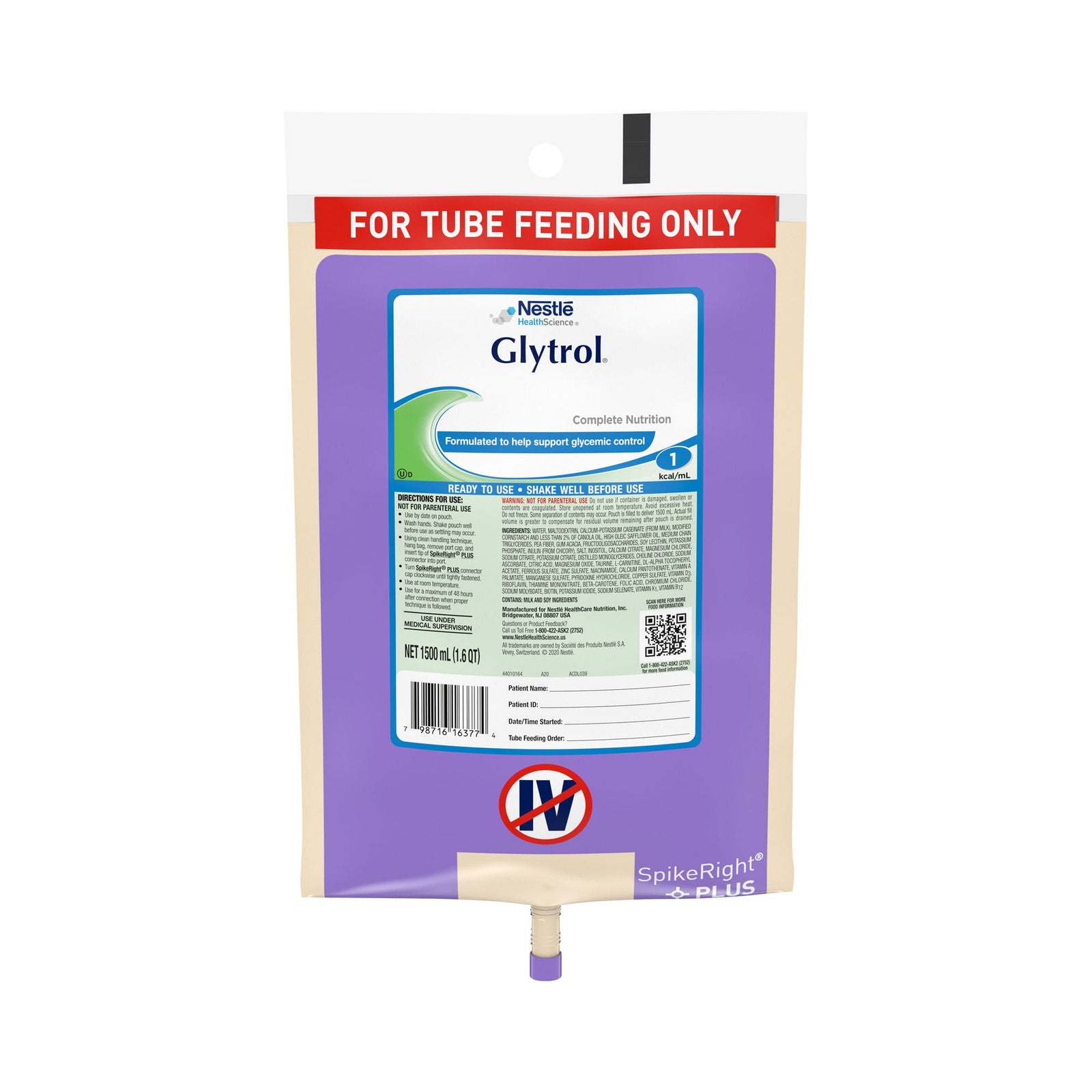 Nestle Nutren Glytrol UltraPak 1500 mL