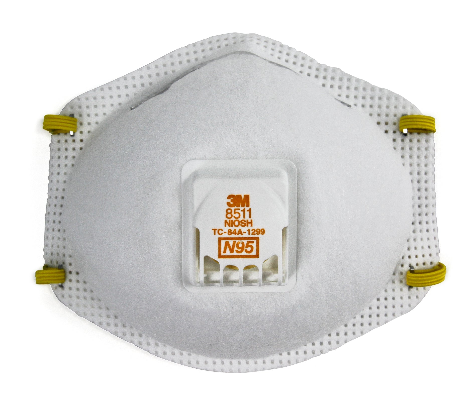 3M Disposable N95 Industrial Respirator Mask with Valve, One Size