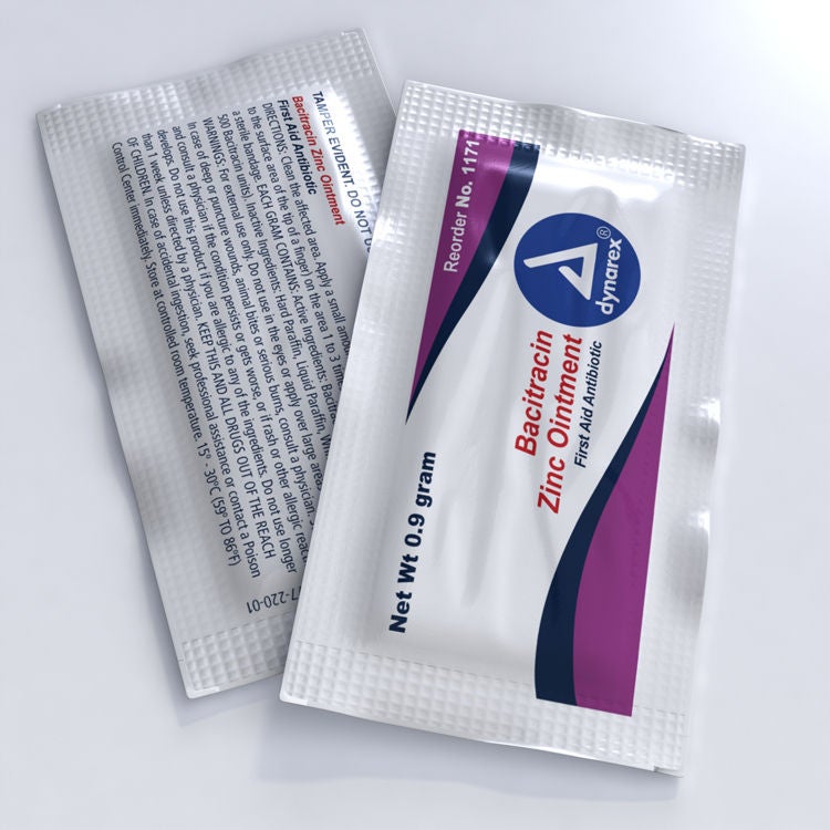 Dynarex Bacitracin Zinc Ointment, 0.9 g Foil Packet