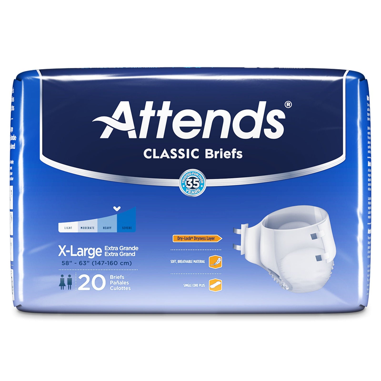 Attends Classic Briefs, X-Large
