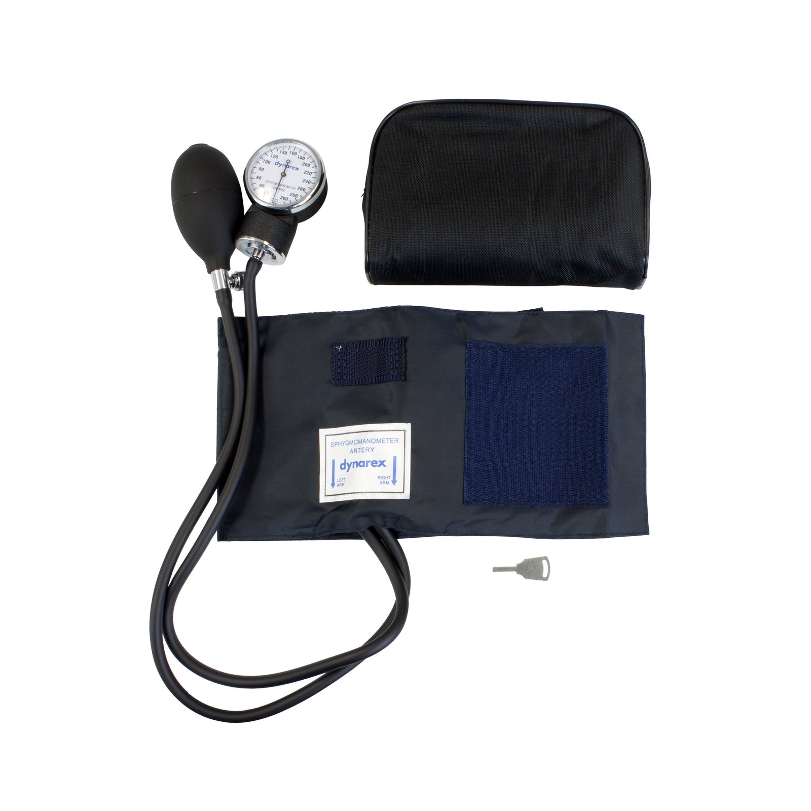 Dynarex Adult Aneroid Sphygmomanometer with Nylon Cuff (19-27 cm)