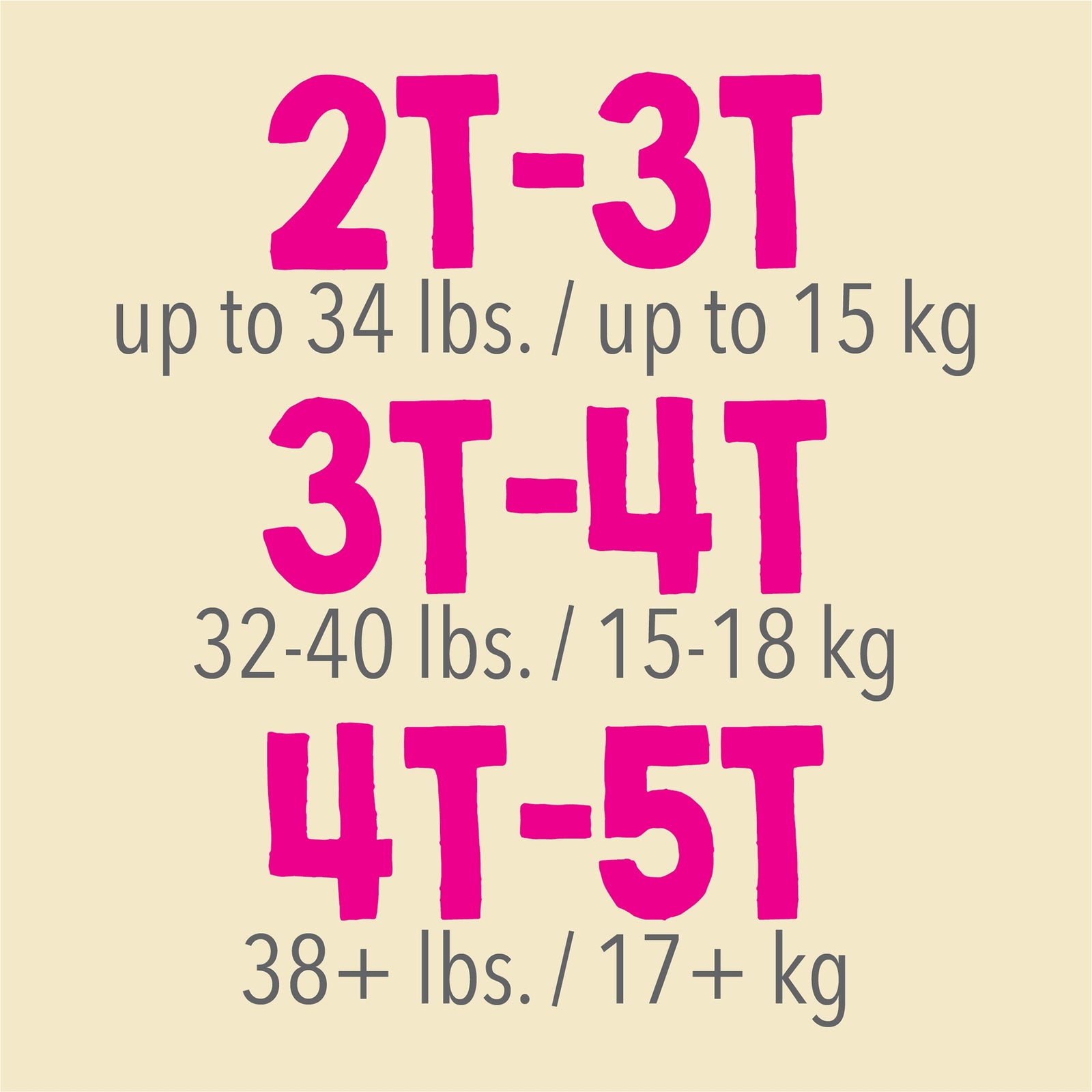 Cutie Pants® Female Toddler Training Pants Size 2T-3T