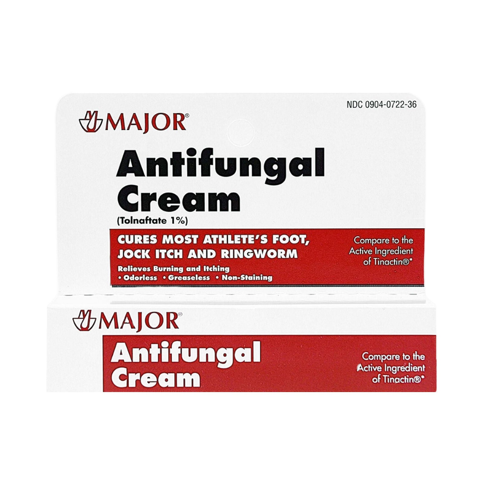 Major Antifungal Cream, Tolnaftate 1%, 0.5 oz