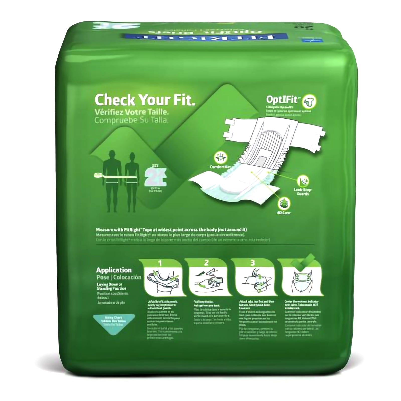FitRight™ Plus Adult Incontinence Briefs 2X-Large