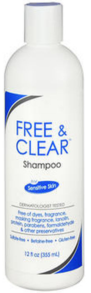 Free & Clear Shampoo 12 oz. Unscented