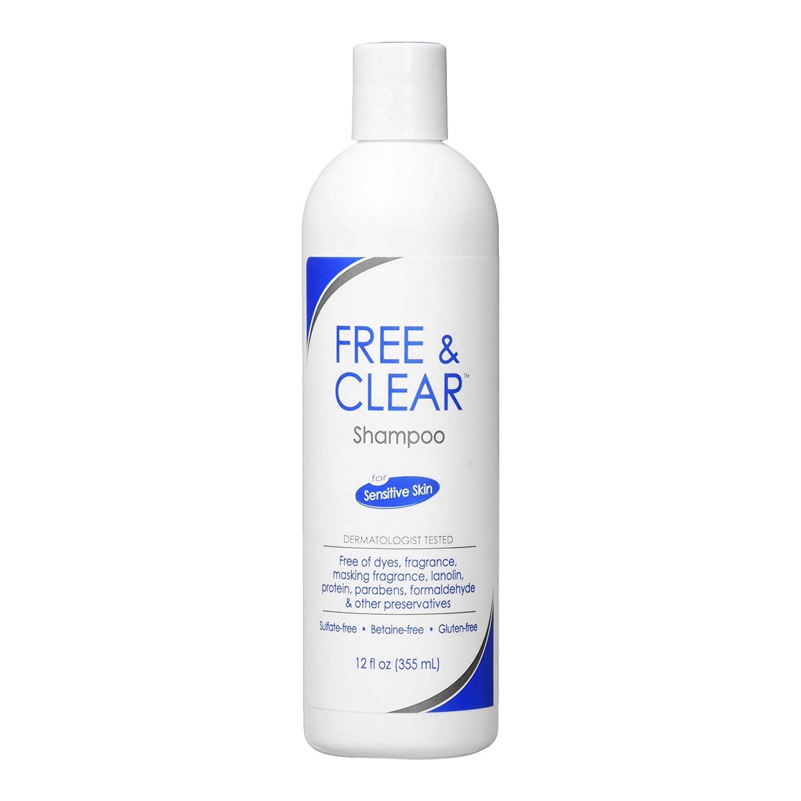 Free & Clear Shampoo 12 oz. Unscented