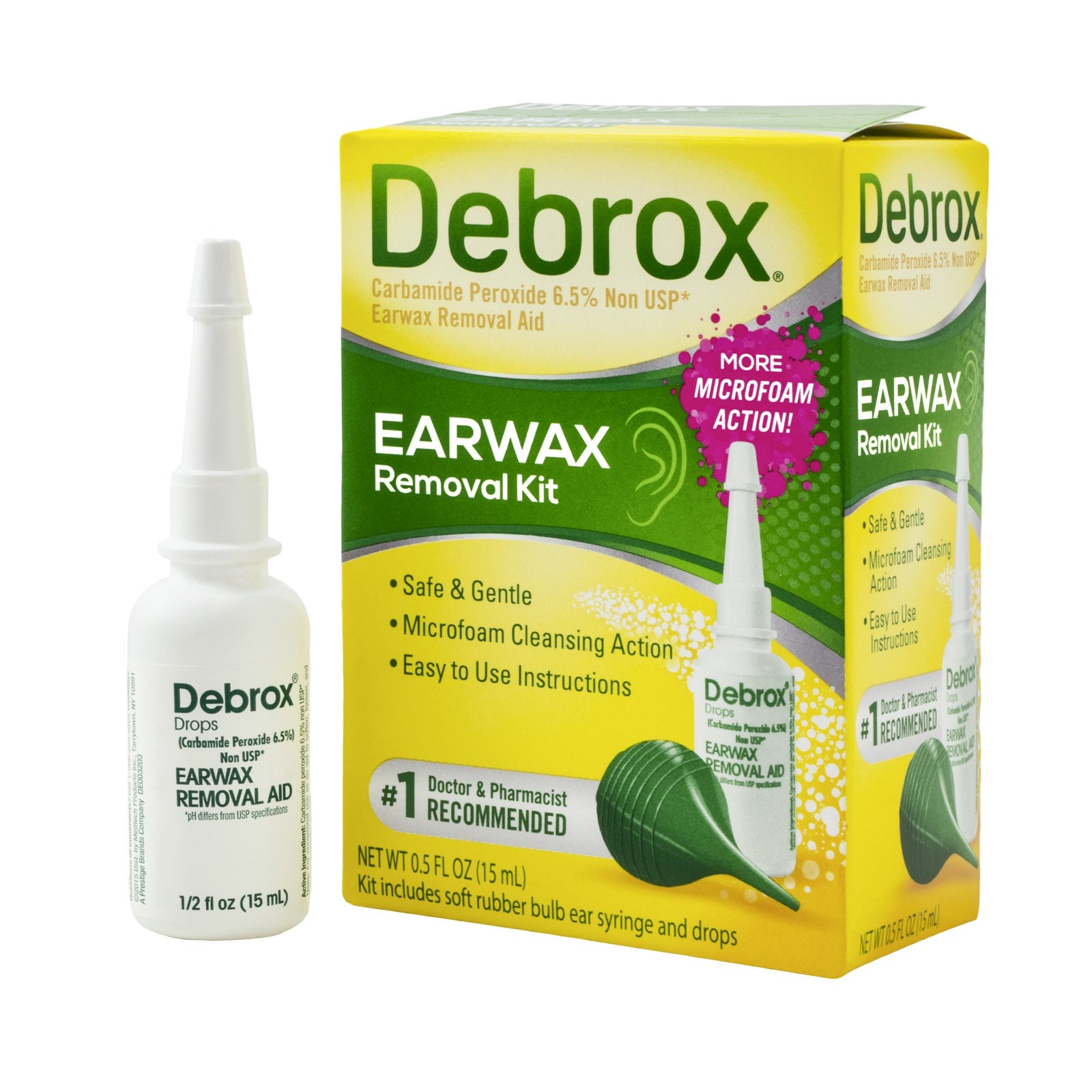 Debrox® Ear Wax Remover Kit with 0.5 oz. Otic Drops