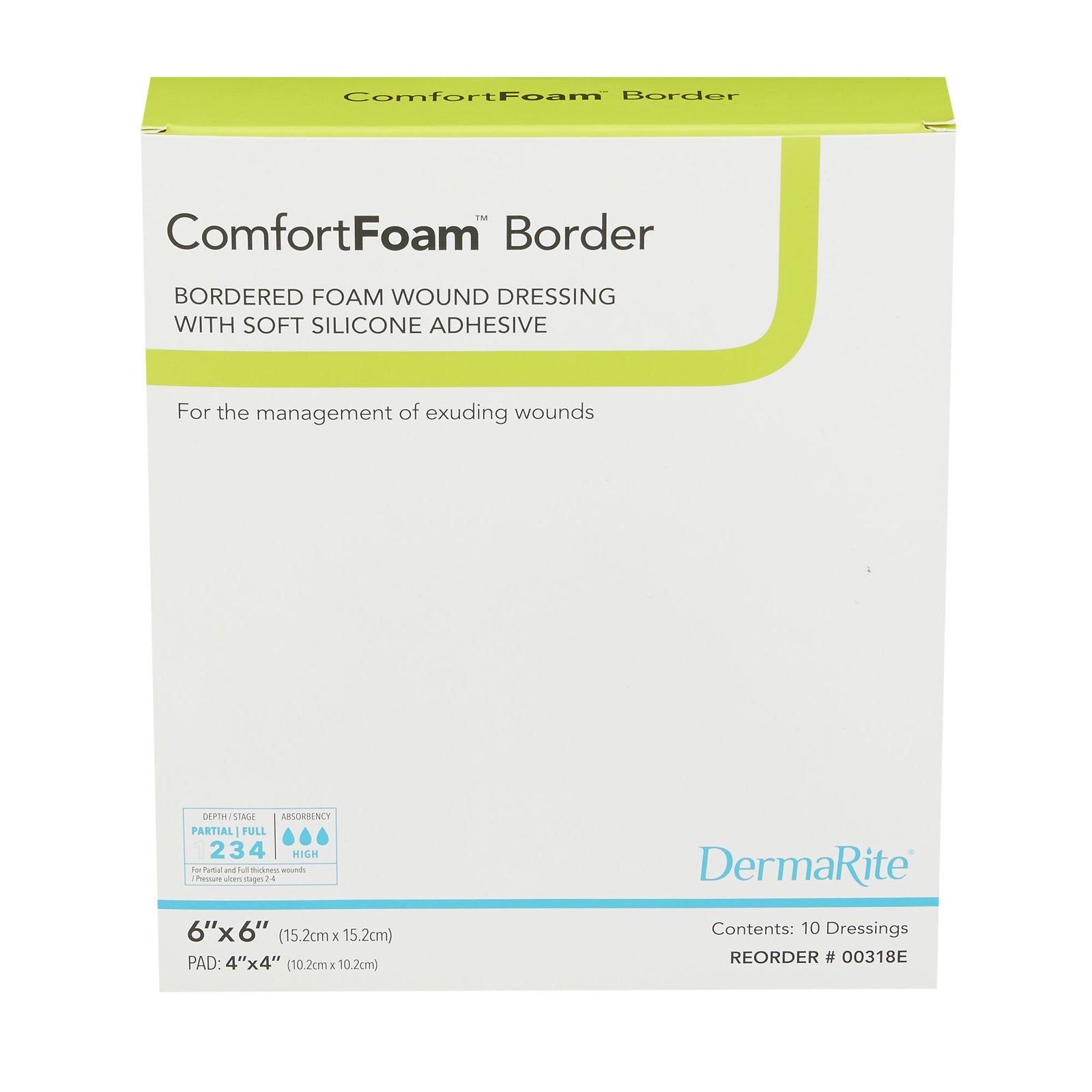 DermaRite Soft Sil Foam Dressing