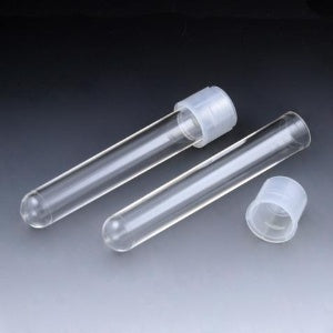 Globe Scientific Polystyrene Test Tubes with Dual Position Snap Caps