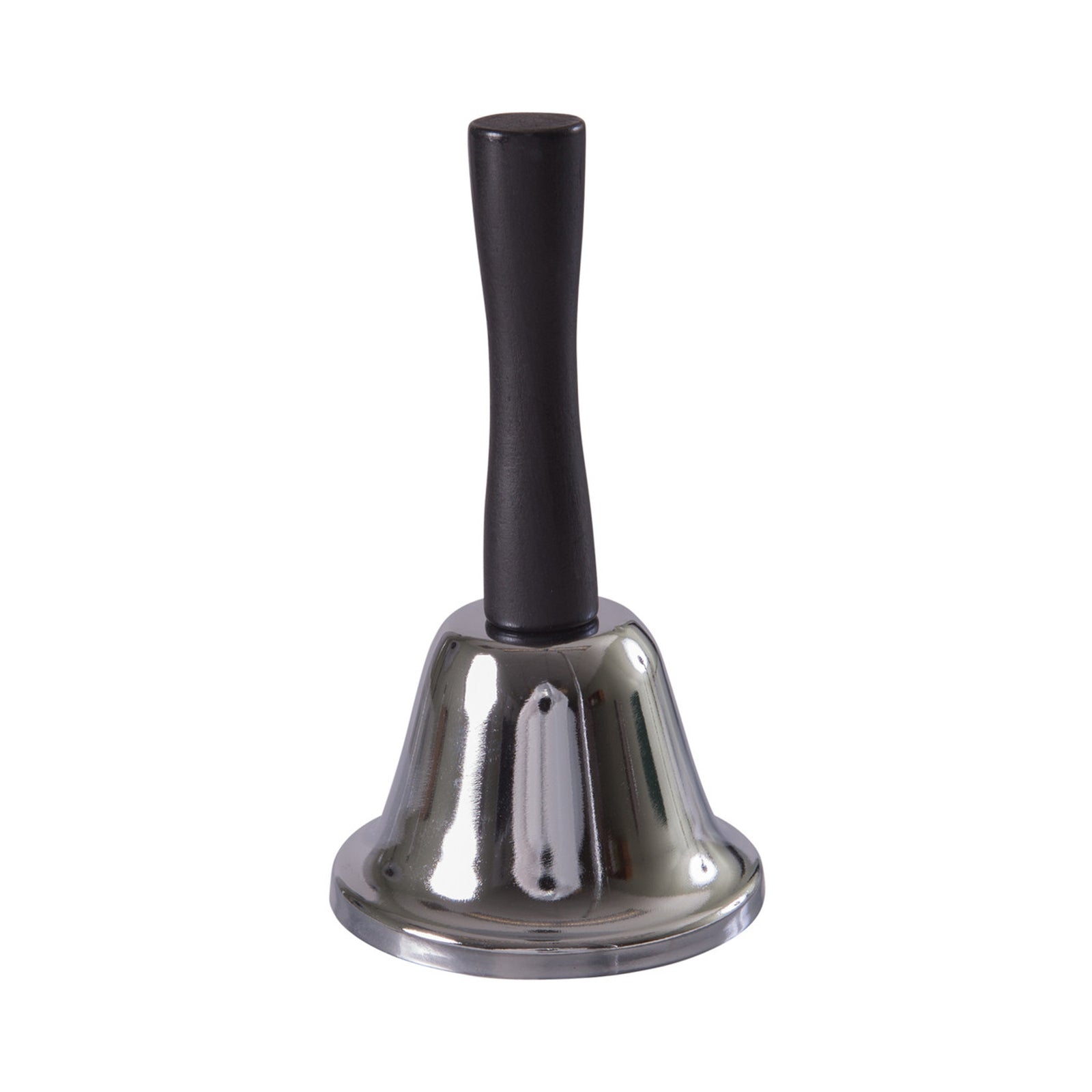 DMI Stainless Steel Call Bell with Wooden Handle - 3-1/2 Inch Diameter